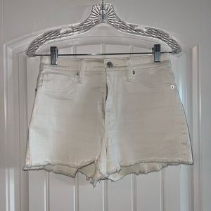 White Abercrombie and Fitch Jean Shorts